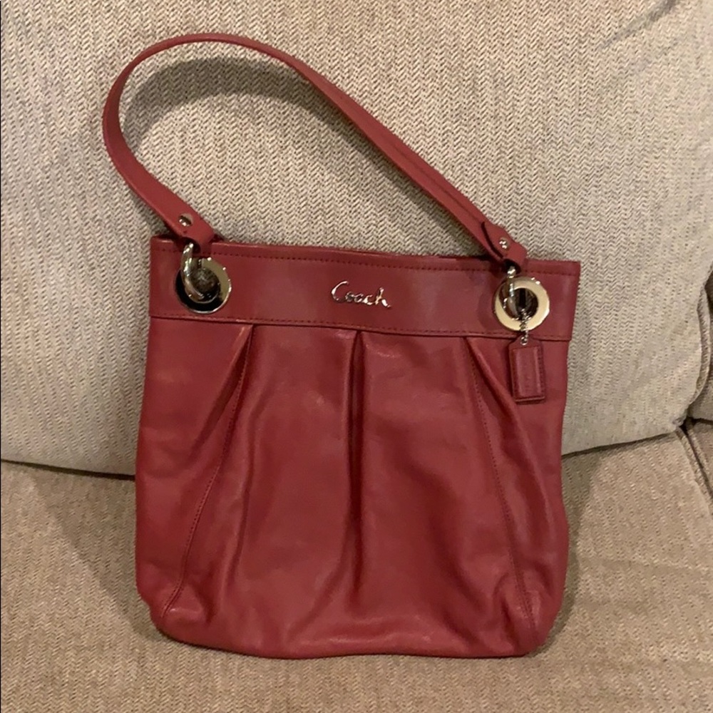 Coach leather Ashley purse